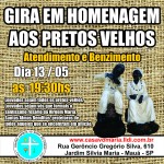 Dia dos Pretos Velhos 13/05/2015