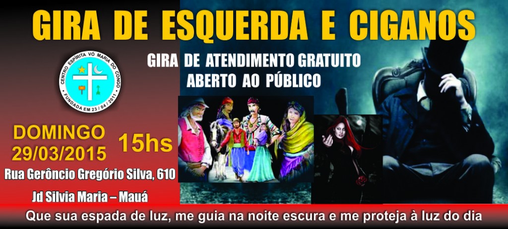 29/03/15 Gira de Ciganos e Exus / Pombagiras