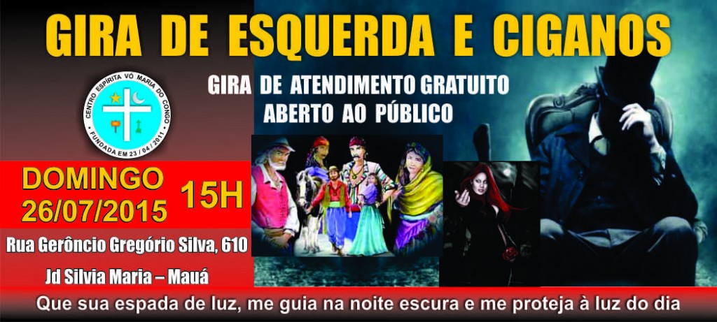 Ciganos exus 26/07/2015