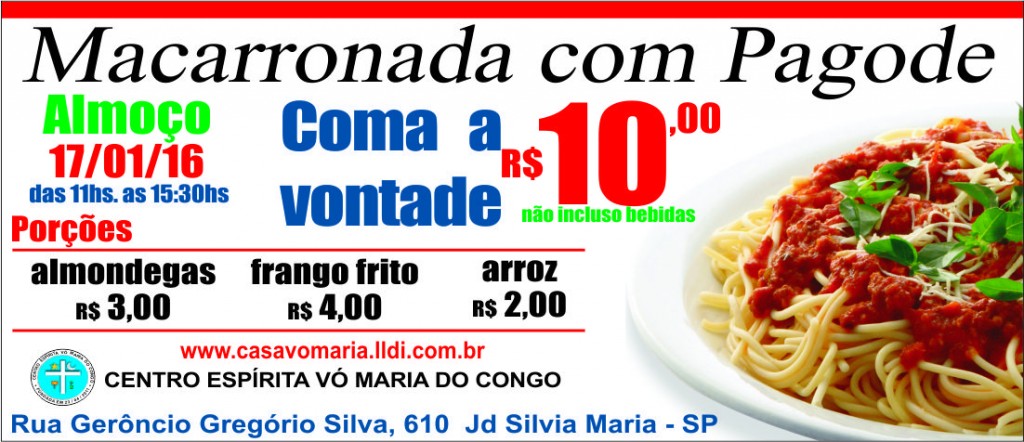 Macarronada 17/01/16