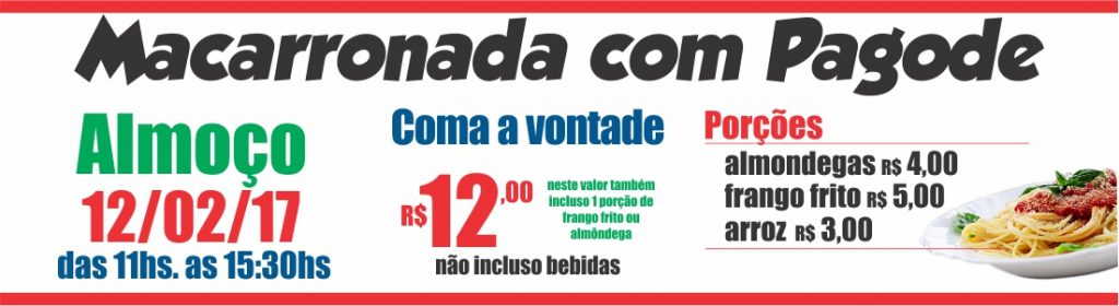 12-02-17 – 1ª macarronada do ano